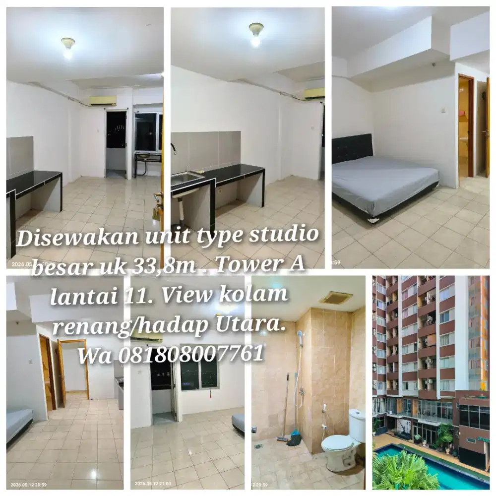 Disewakan apartment Centro city residence
