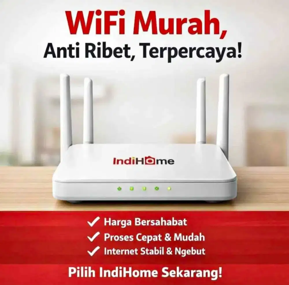 Pasang WiFi indihome internet WiFi unlimited termurah