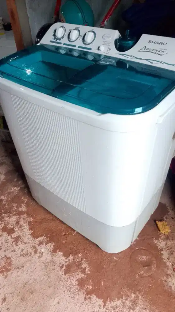 Mesin cuci 2 tabung Sharp Super Aquamagic