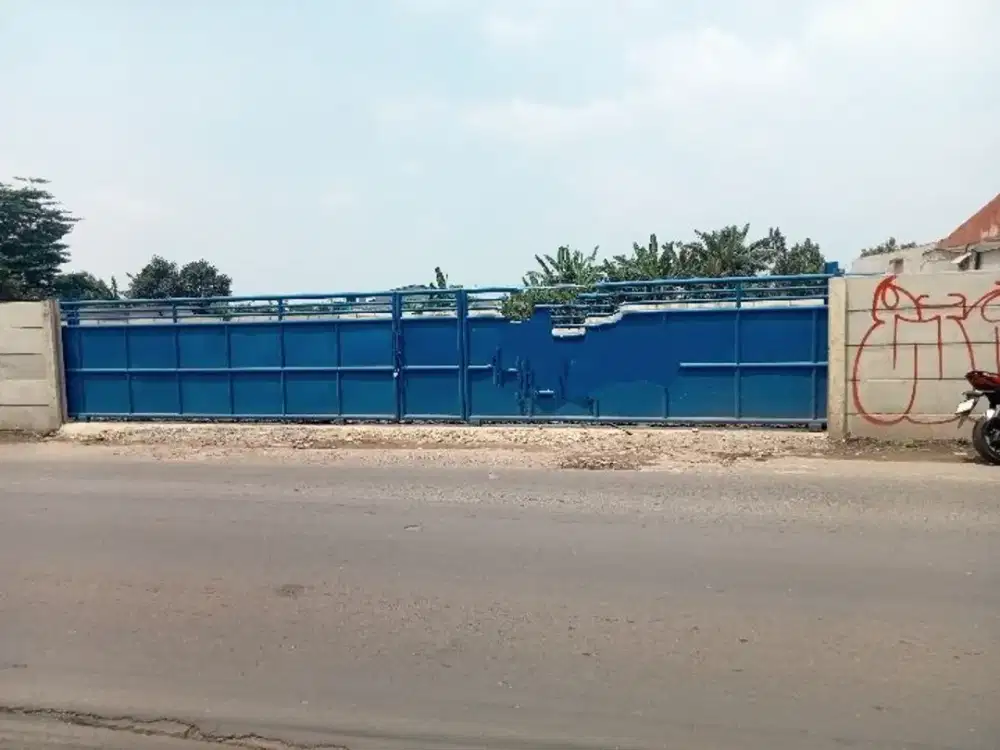 DISEWAKAN LAHAN KOSONG SUDAH BERPAGAR DI SETU BEKASI