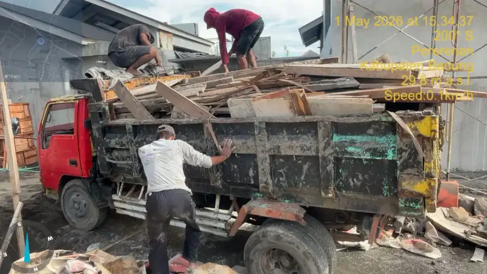 angkut puing bongkaran dan sampah proyek