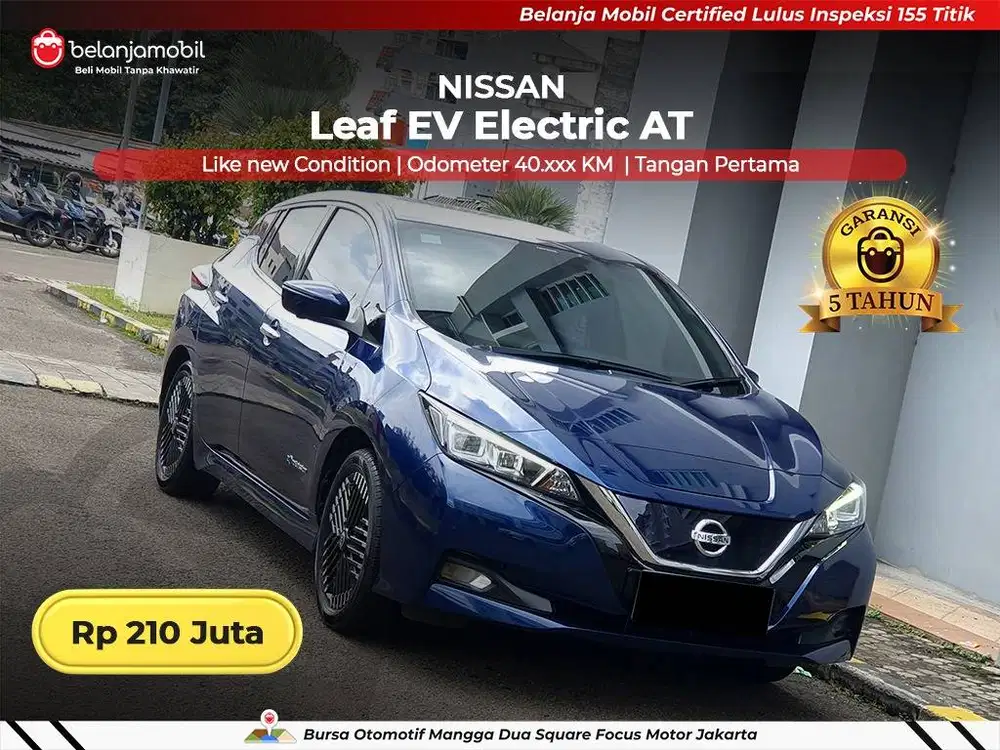 [ KM LOW ] Nissan Leaf EV Electric AT Biru 2021 2022