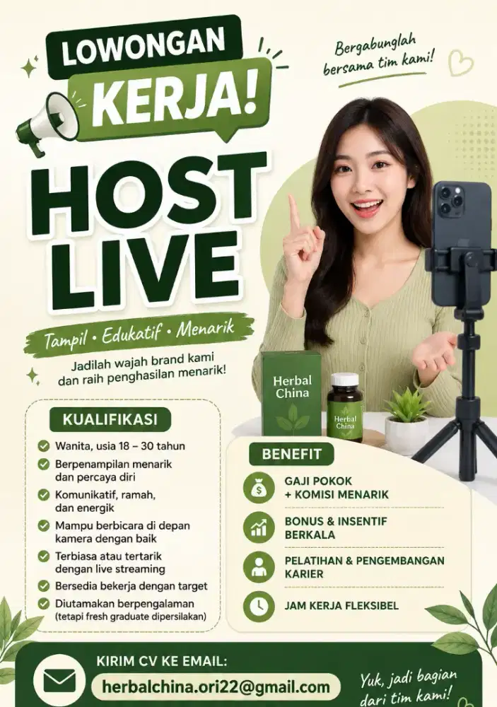 Host live tiktok produk kesehatan