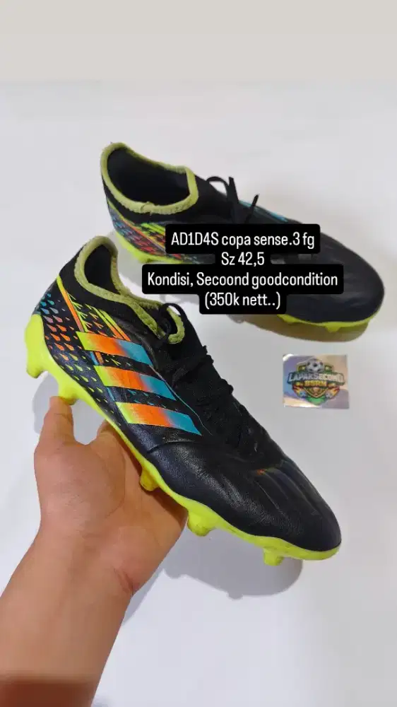 sepatu bola adidas copa sense. 3 fg