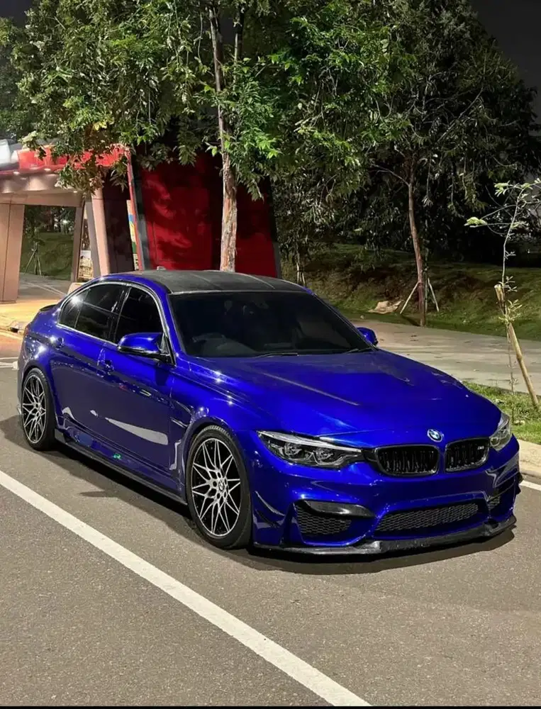 MURAH BMW F30 320i SAN MARINO BLUE FULL MODS BMW M3 SUPER GANTENG