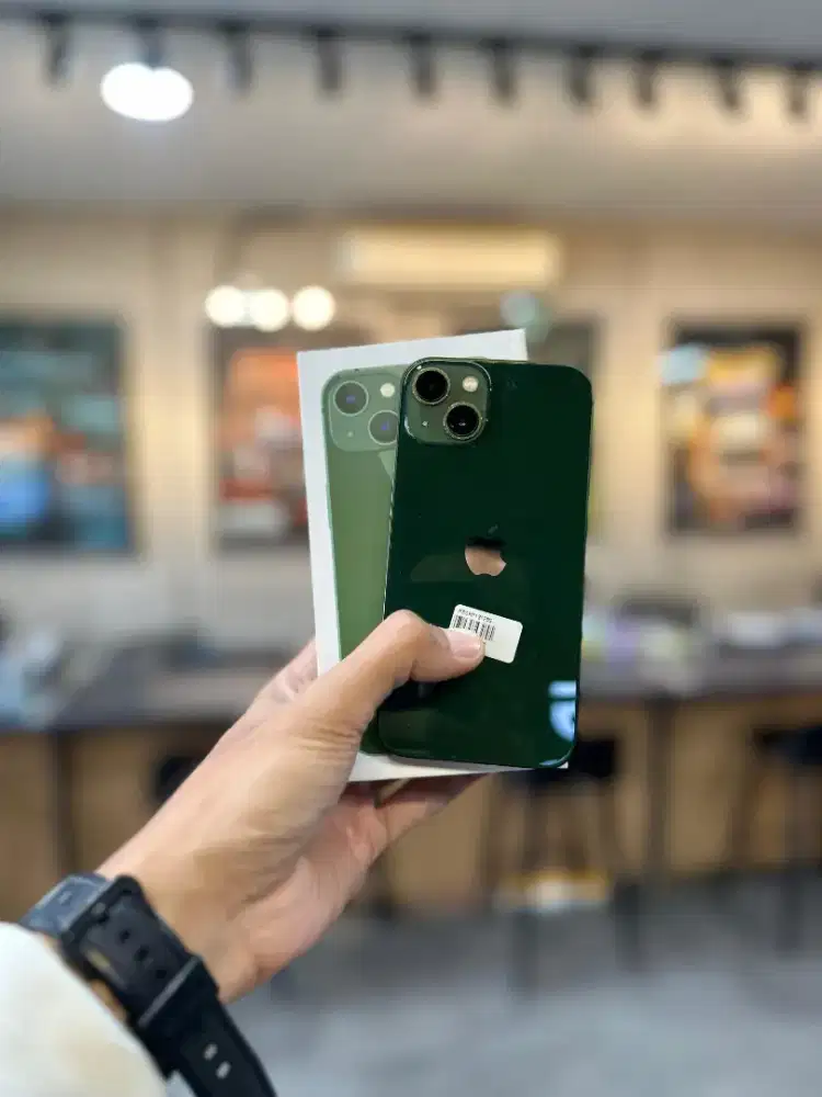 Iphone 13 ibox green 128GB siap pakai