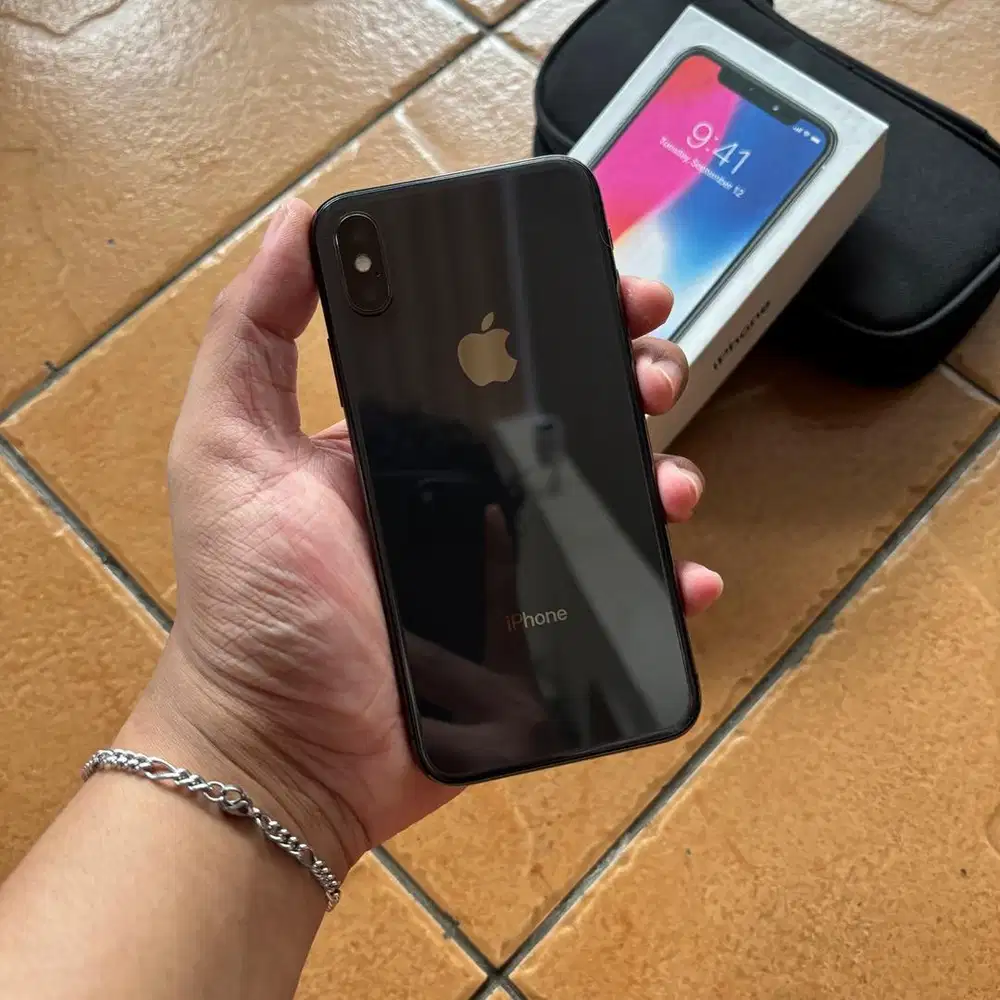 iPhone X 64GB Space Gray ex INTER (REGIST/SETARA IBOX)