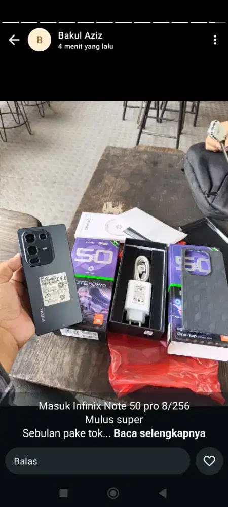 Infinix Note 50 pro 8/256gb garansi panjang