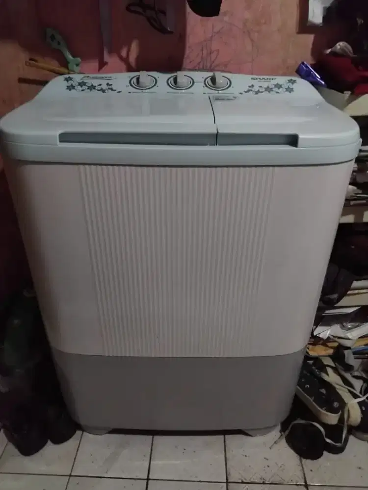Mesin cuci Sharp 2tabung