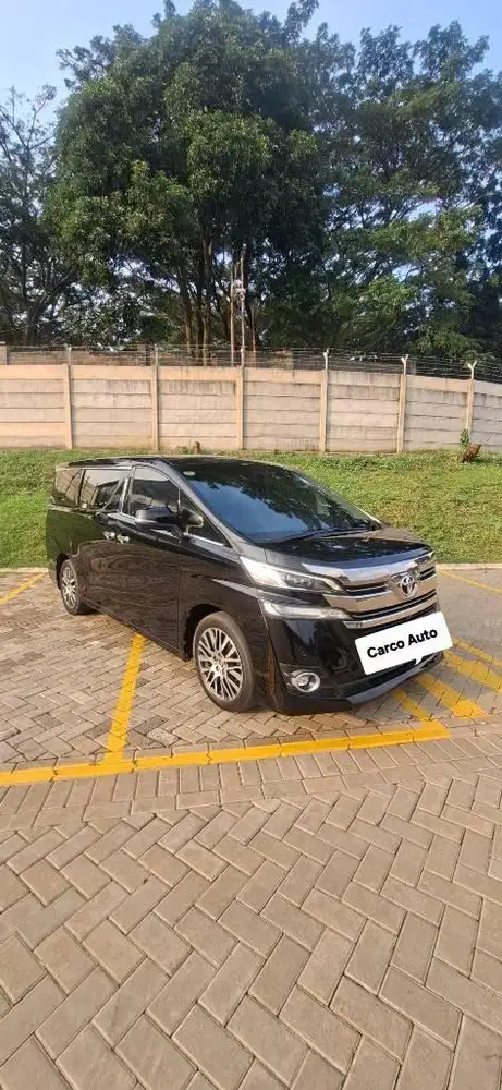 Toyota Vellfire 2.5L G ATPM 2017 Record Siap Pakai