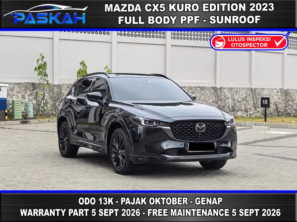 PPF ANTIK Bunga=4% GENAP Odo=13k MAZDA CX5 KURO 2023 CX 5 KURO 2023 P1