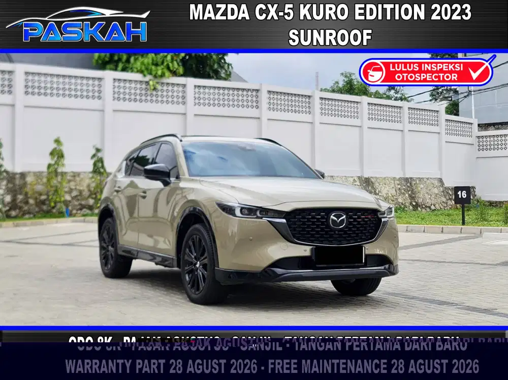 ANTIK Odo=8k Bunga=4% AGUSTUS GANJIL MAZDA CX5 KURO EDITION 2023 DAVID