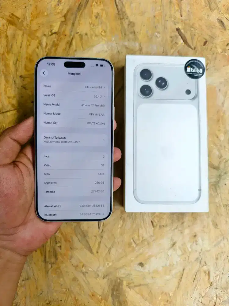 Iphone 17 Pro Max 256gb iBox