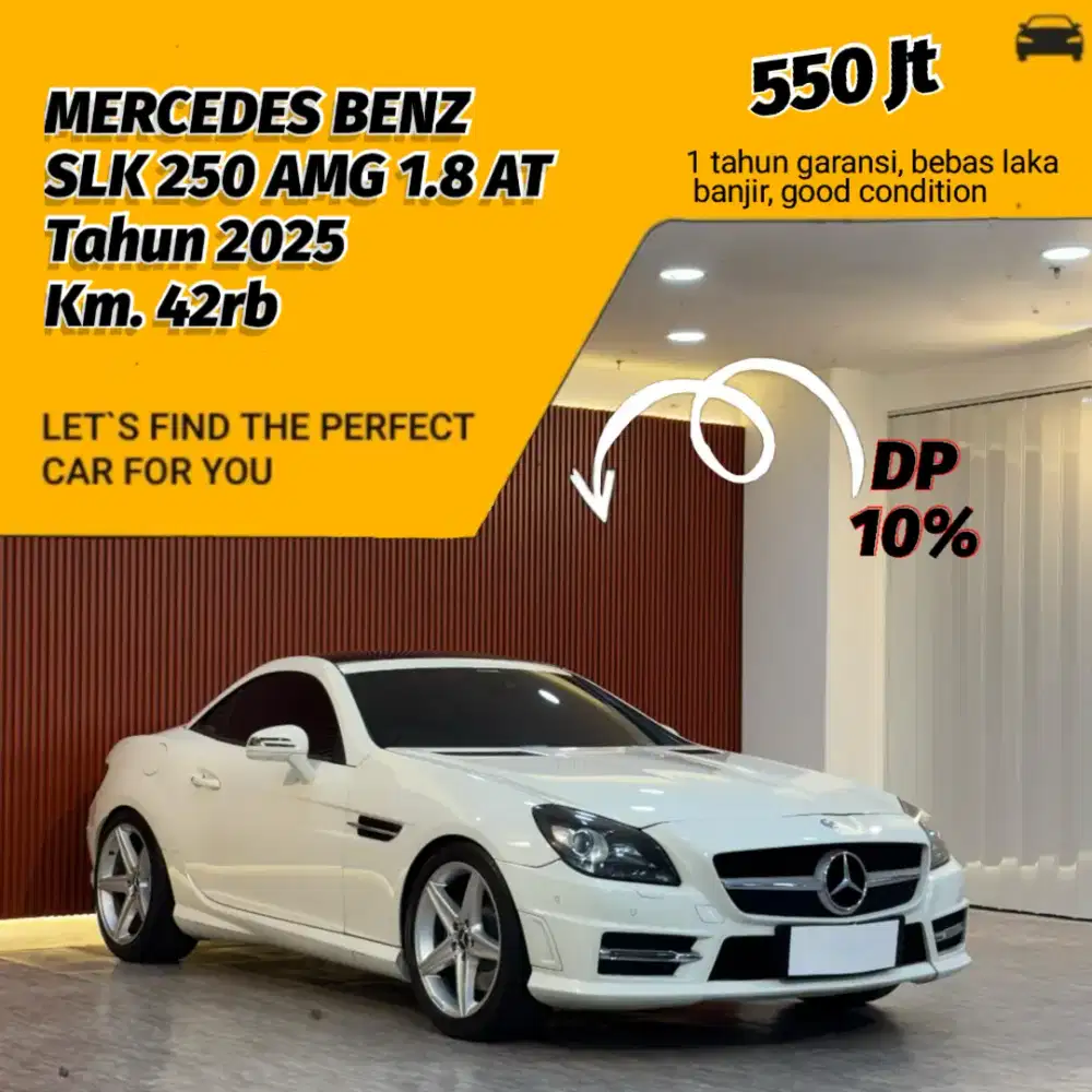 Mercedes Benz SLK250 AMG 1.8 AT Tahun 2012