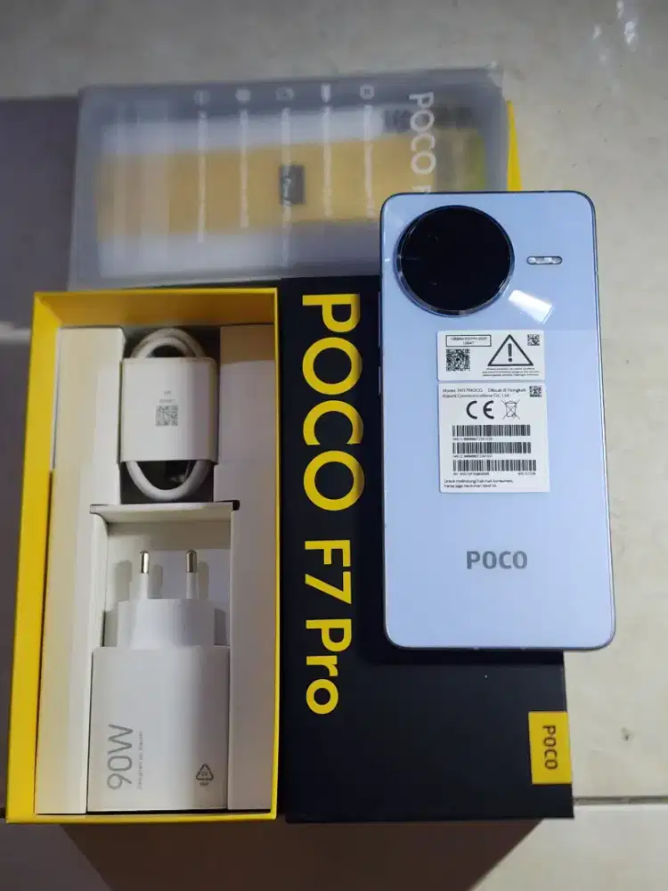 Xiaomi Poco F7 Pro 5G 12/512Gb, Biru TAM, 100% Mulus (BH: 100%, CC:6)