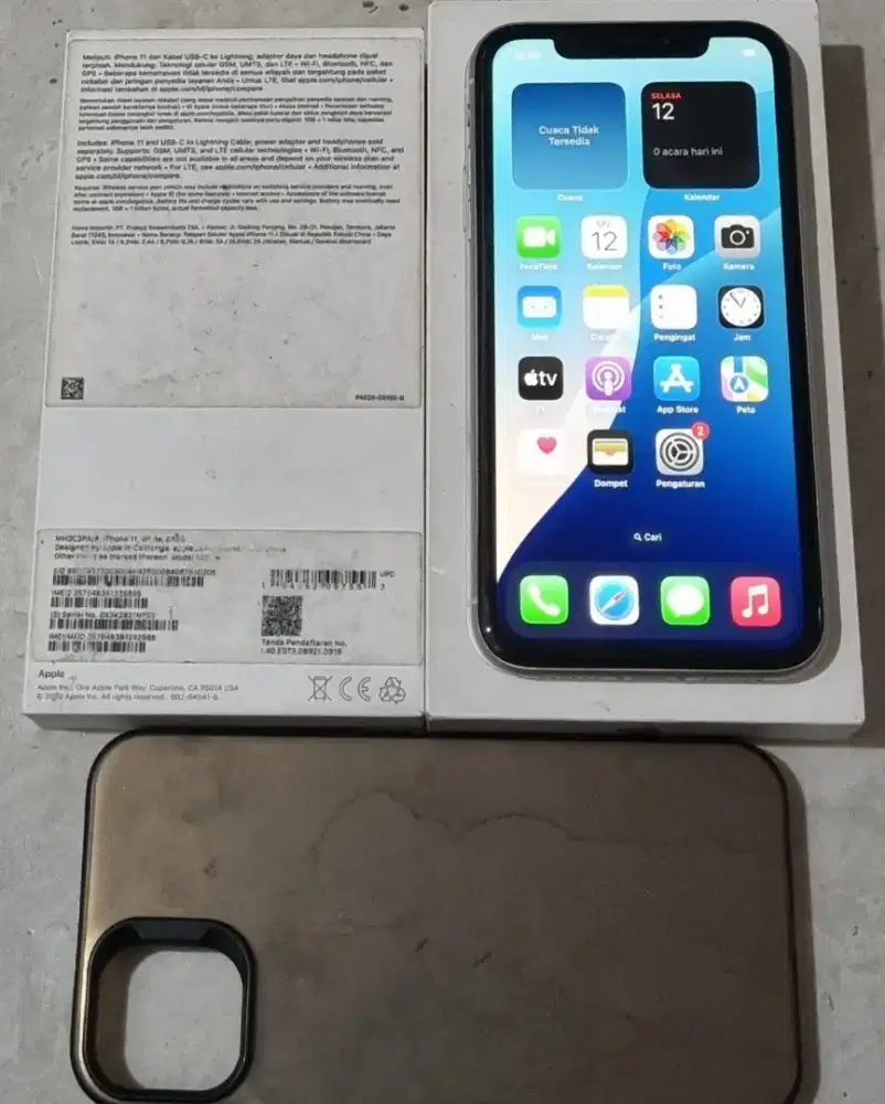 Iphone 11 64gb ibox unit dus ori kabel data