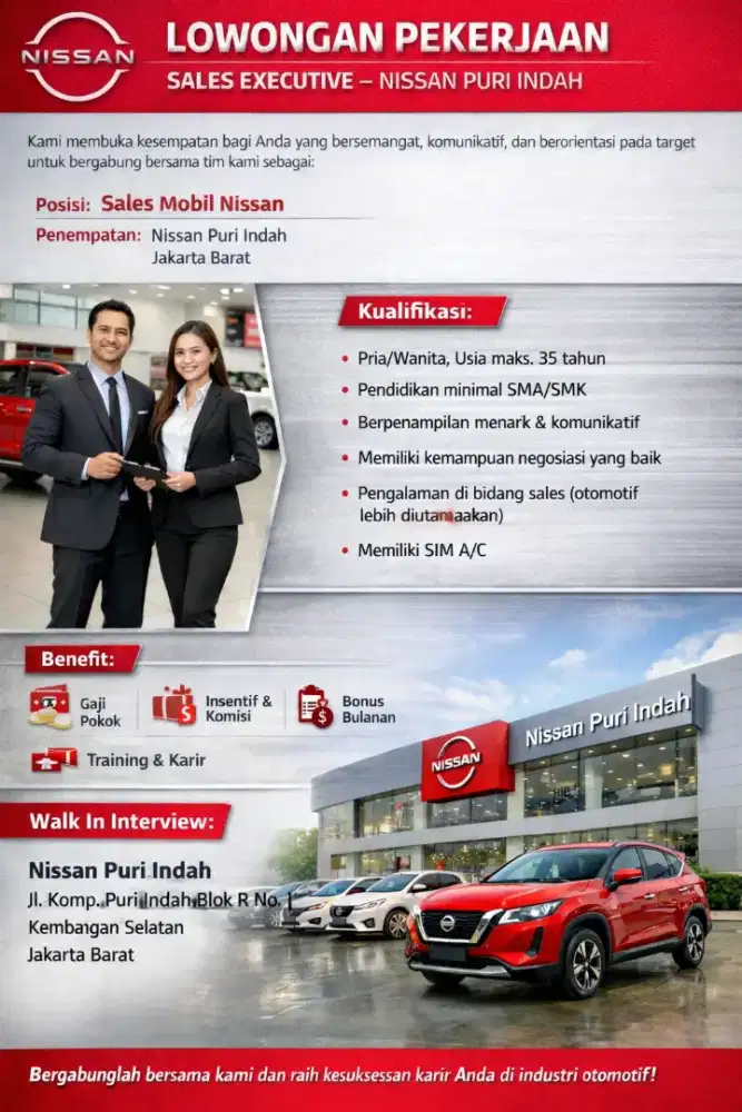 Lowongan Sales Otomotif