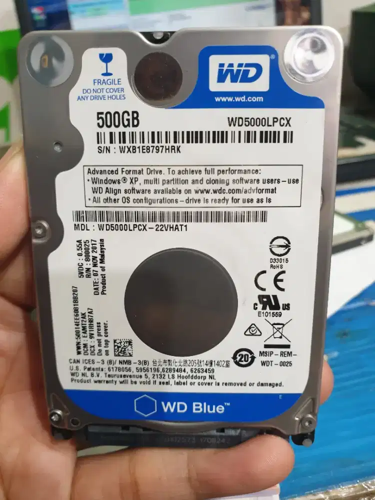 HARDISK 500GB WD BLUE