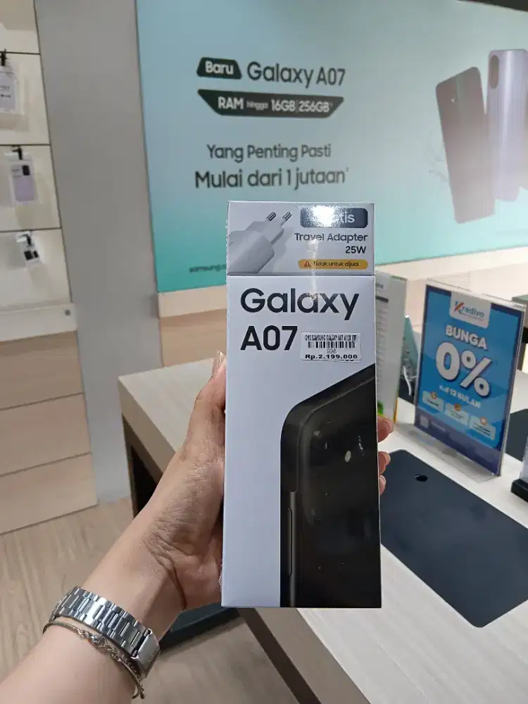 Ready samsung A07 4/128 garansi resmi 1tahun atlantis dahsyat