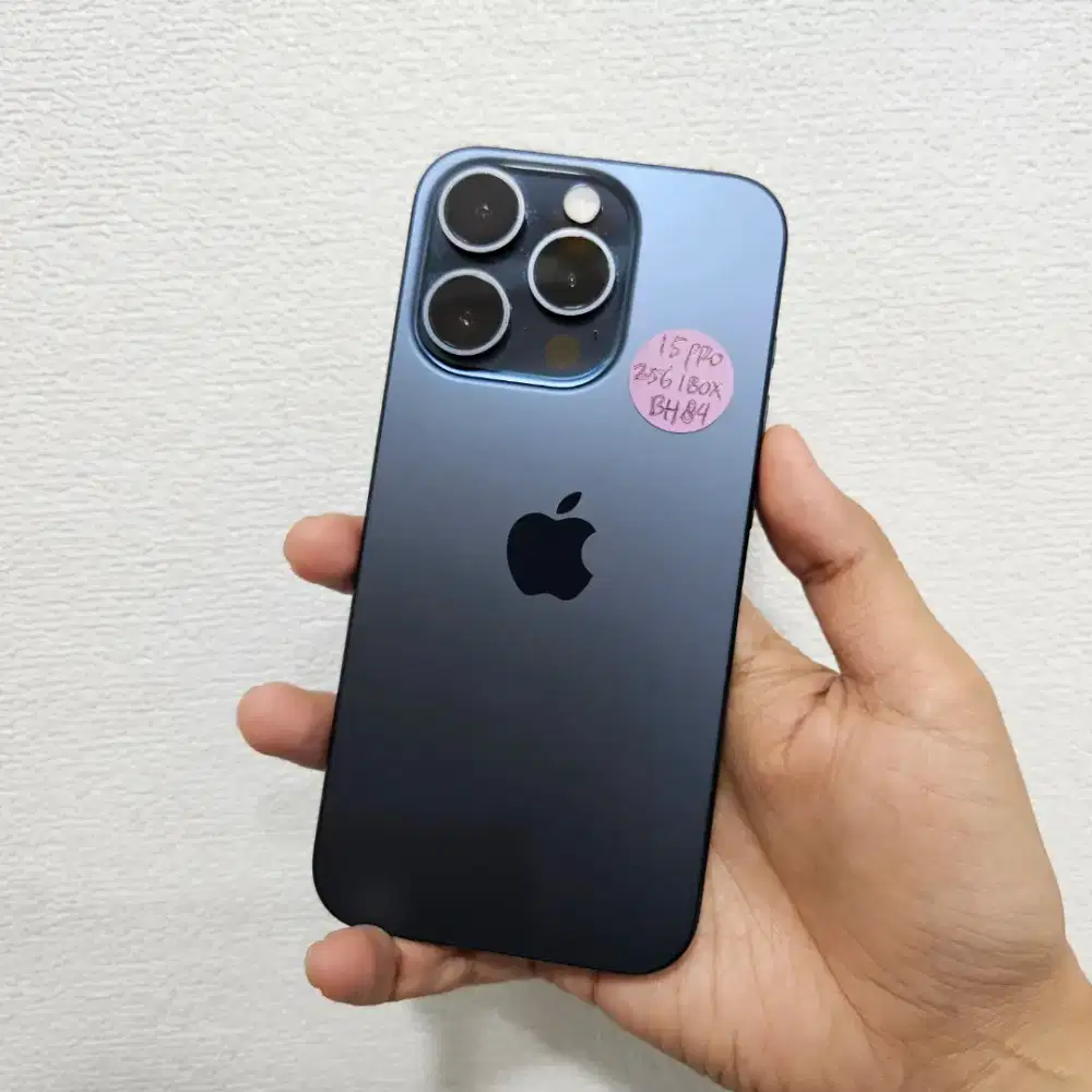 iPhone 15 Pro 256 Blue Titamium eks ibox