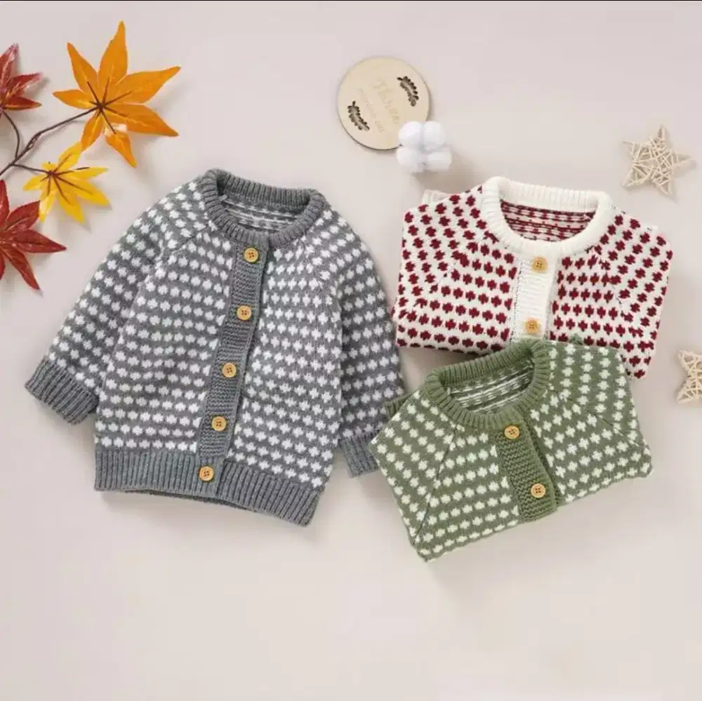 Jaket Anak
Bahan Rajut Uk 1-5th (bisa pilih ukuran)