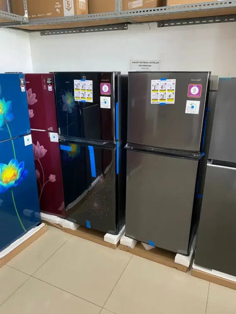 Promo cicilan kulkas 2 pintu Bunga 0% Gratis 1x angsuran tanpa dp