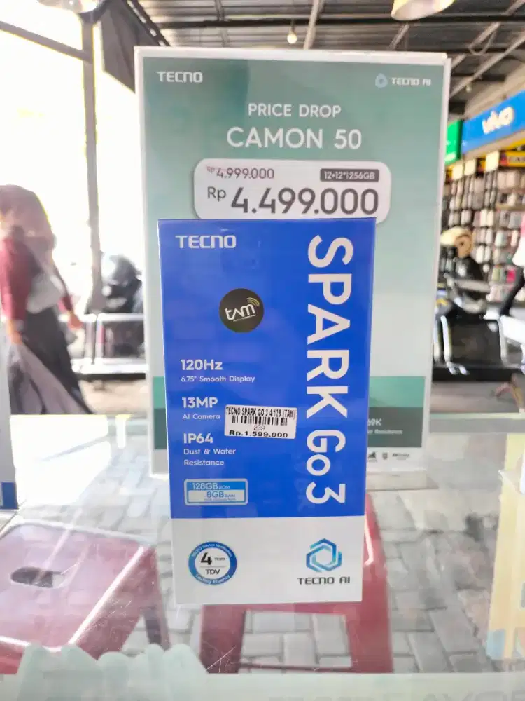 Tecno spark go 3 4/128 ATLANTIS DAHSYAT