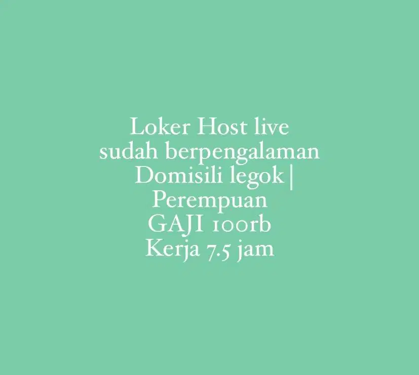 Loker host live
