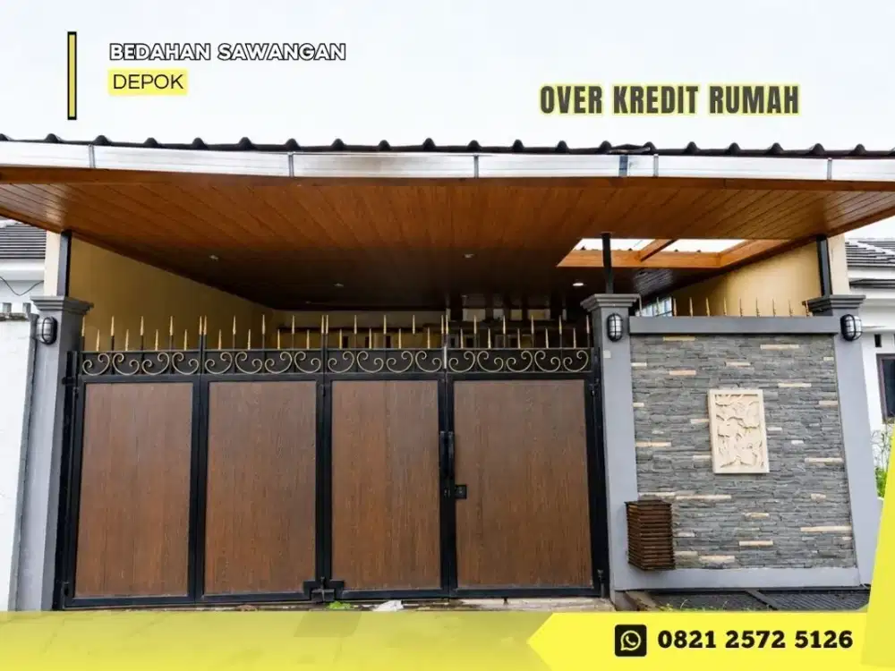 Over Kredit Rmh ccln flat 59JT bs CASH di Sawangan Depok dkt Tol