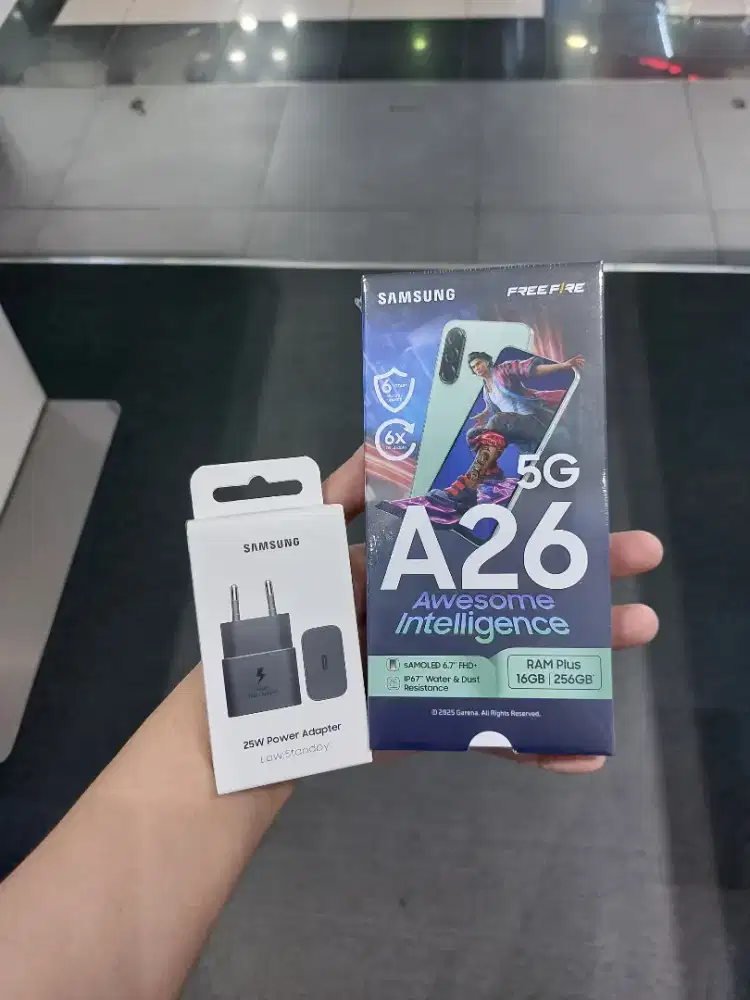 Samsung A26 5G free adaptor original 25watt