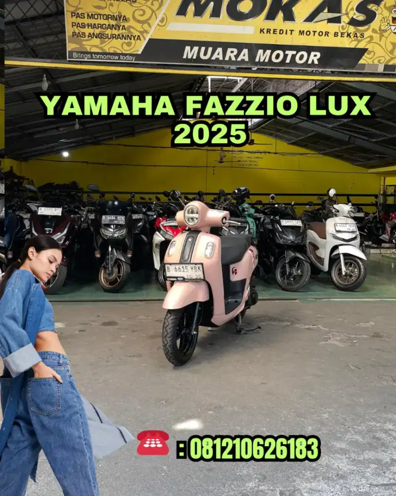 YAMAHA FAZZIO LUX 2025 KM RENDAH