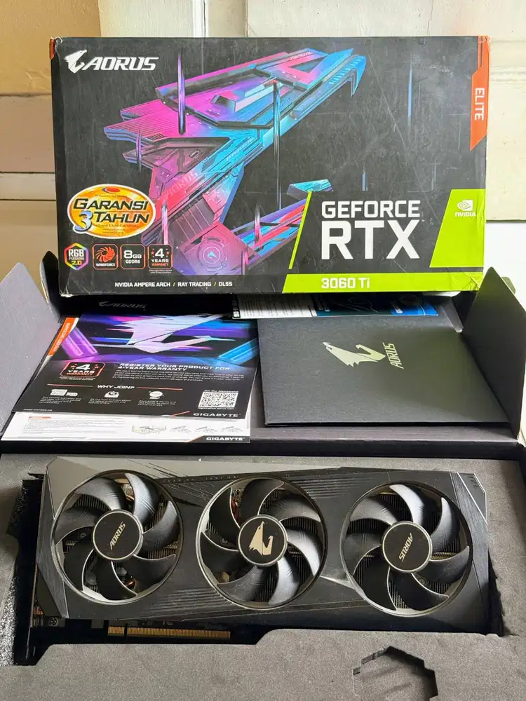 VGA GIGABYTE AORUS GeForce RTX 3060 Ti ELITE 8G Rev. 2.0
