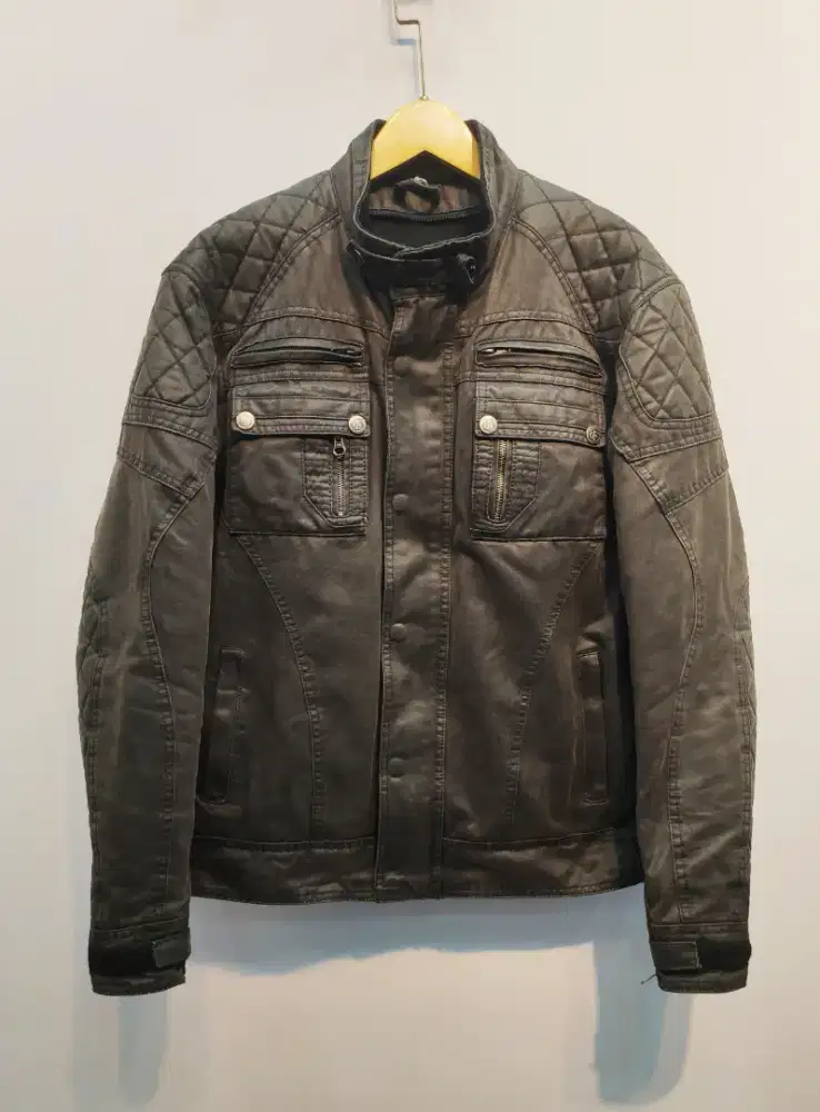Jaket motor wax cafe racer GERMAS Austin