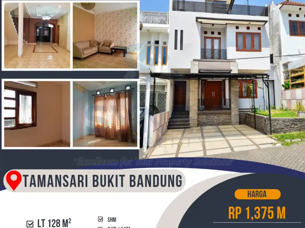 Dijual cepat BU rumah di Komplek Tamansari Bukit Bandung