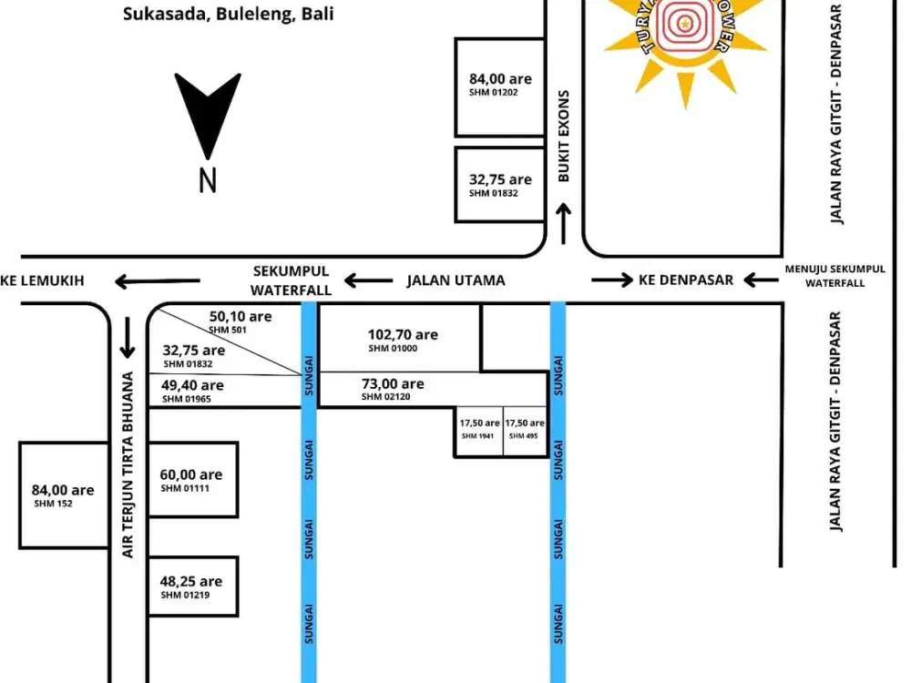 TANAH KOSONG DI PEGADUNGAN SUKASADA BULELENG BALI