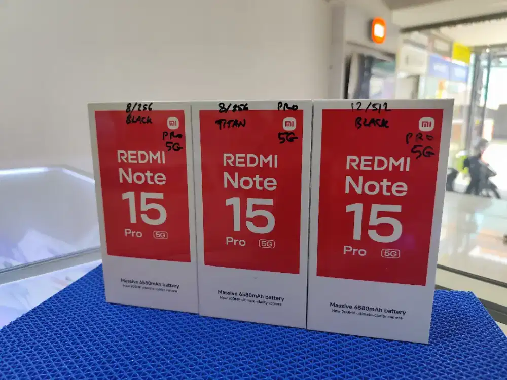 Redmi Note 15 PRO 5G New, Bisa COD