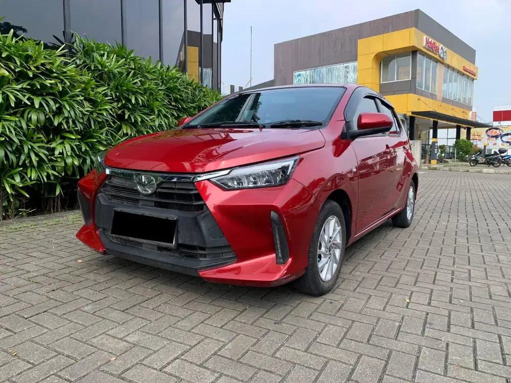 SUPER IRIT ‼️ TOYOTA AGYA G 1.2 MT 2025 MERAH