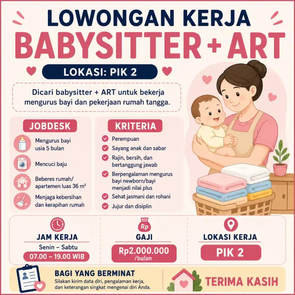 Loker babysitter + art