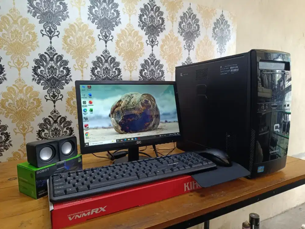 PC OFFICE FULLSET CORE I3 (4/500GB) LAYAR LED 16 INC KONDISI NORMAL