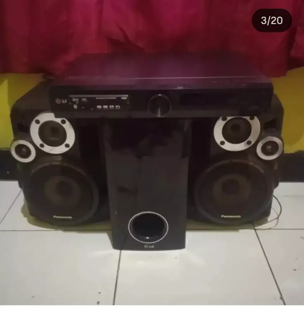 djual speker blutut dan ampli