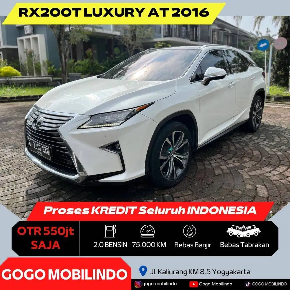 Lexus RX200t Luxury Matic 2016 ISTIMEWA ANTIK DP Minim Harrier