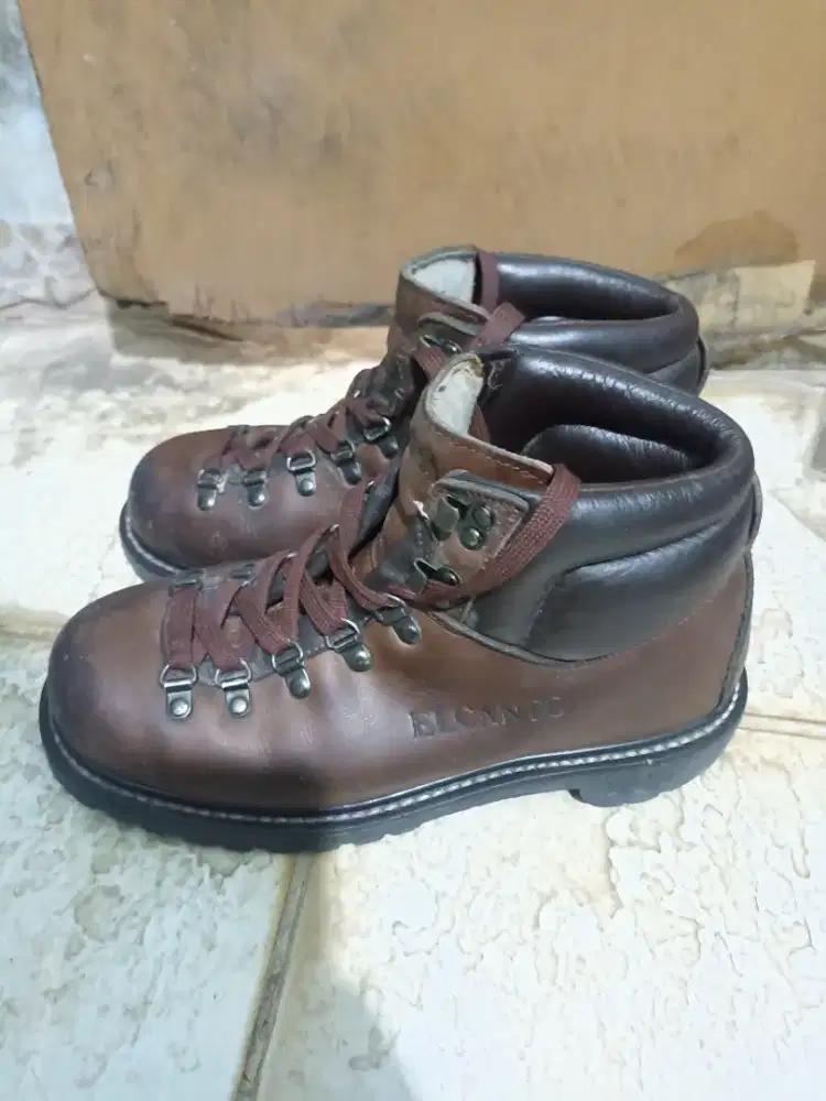 D jual cepat sepatu ELCANTO monkey boot leather