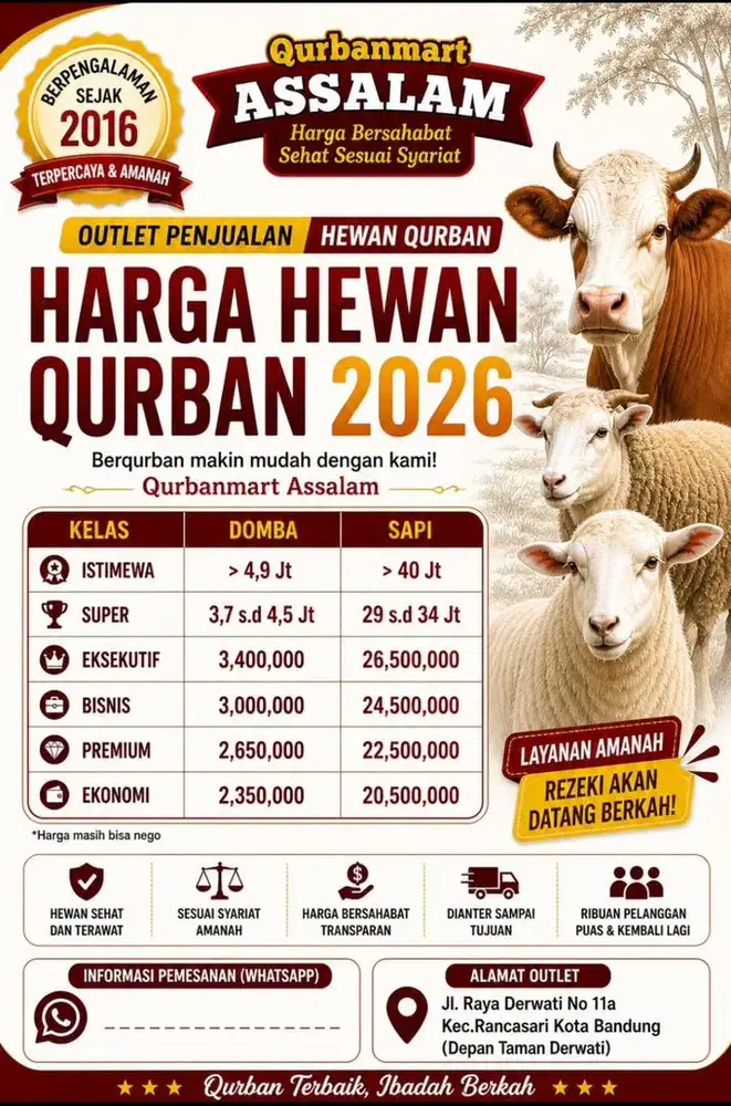 Hewan qurban murah