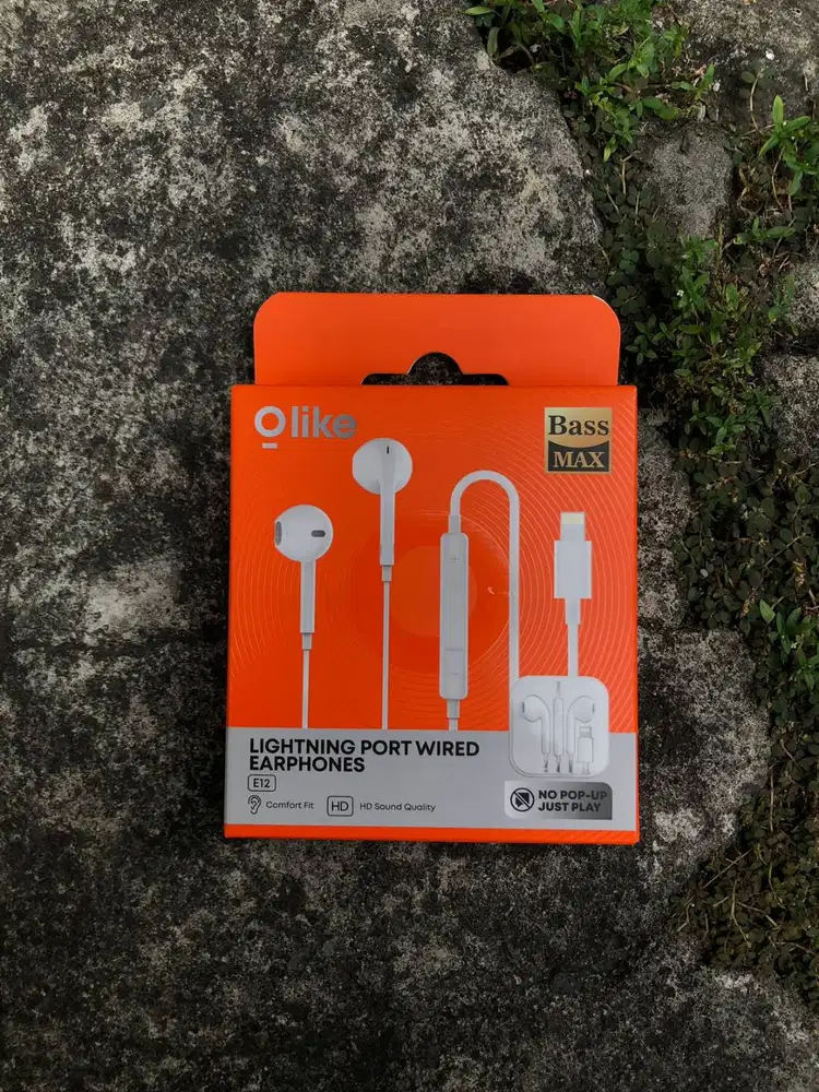 Olike E12 Lightning Port Wired Earphones