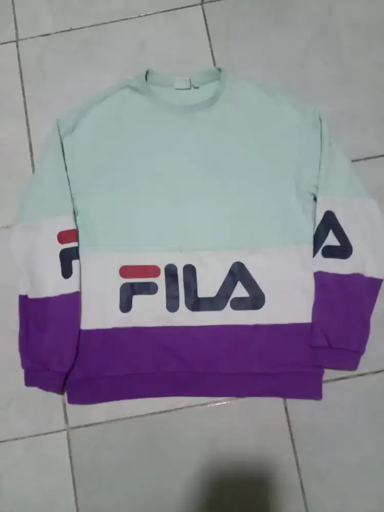 sweater fila pria