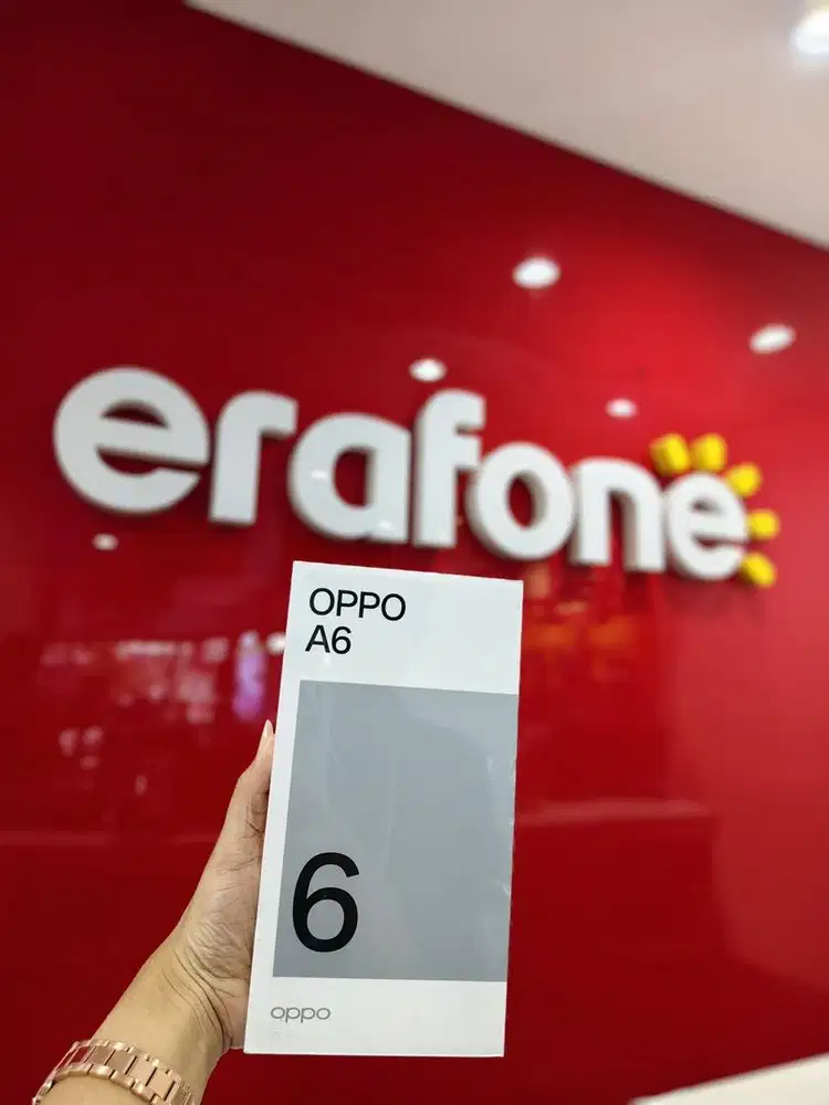 OPPO A6 NFC 256GB BATERAI 7000MAH CASH DAN KREDIT SYARAT KTP 0%