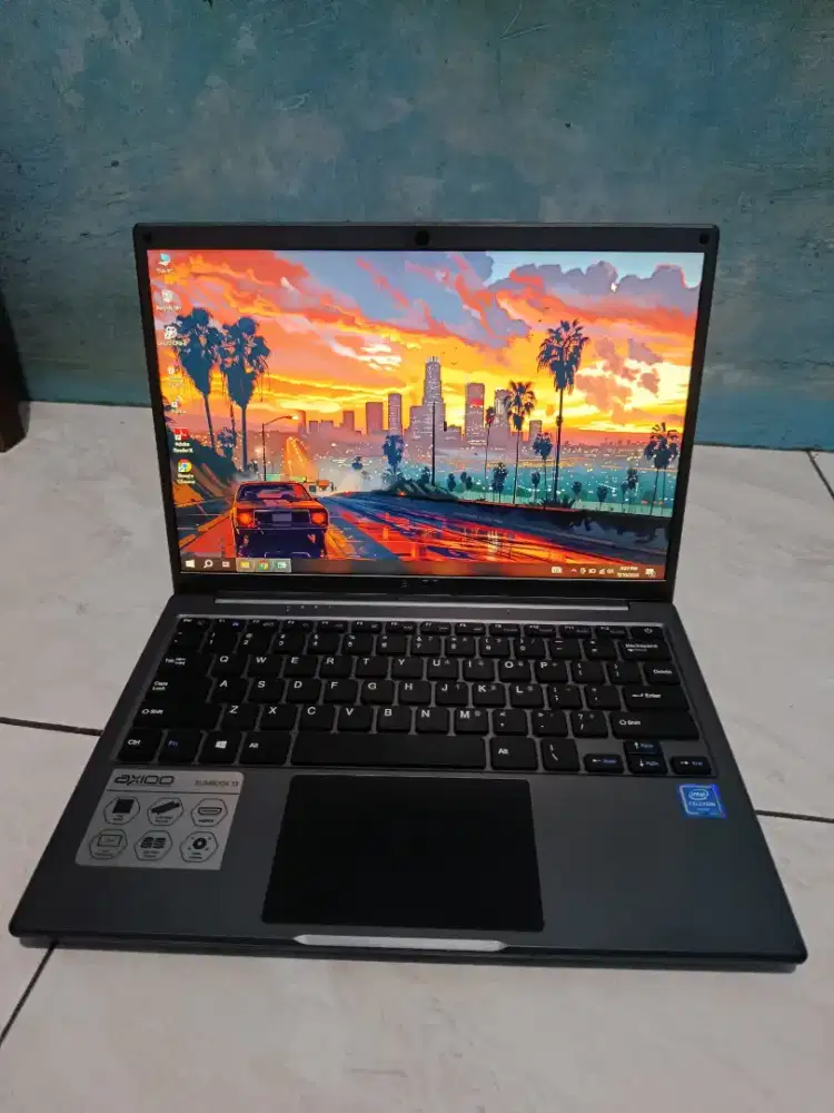Laptop axioo slimbook 13 bodi tipis