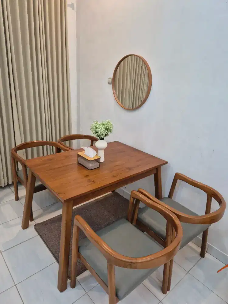Set Meja Makan Jati Blora
