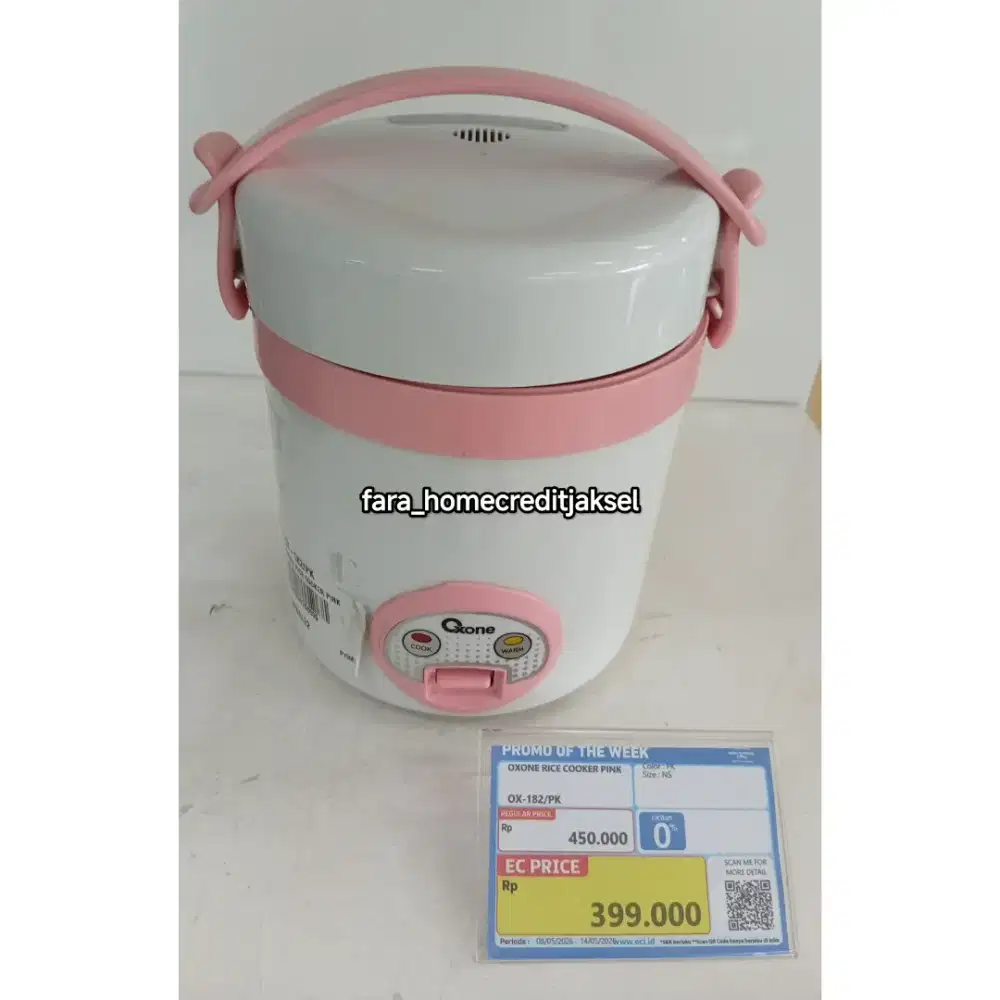 Oxone Ricecooker Pink
