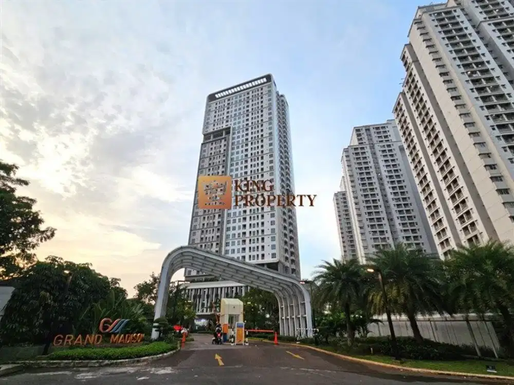Strategis Selangkah ke Cp Mall Ta Dijual 2Br Grand Madison Fully Furnished Interior Huni, Fasilitas Gym, Infinity Pool, Sauna & Sky Garden